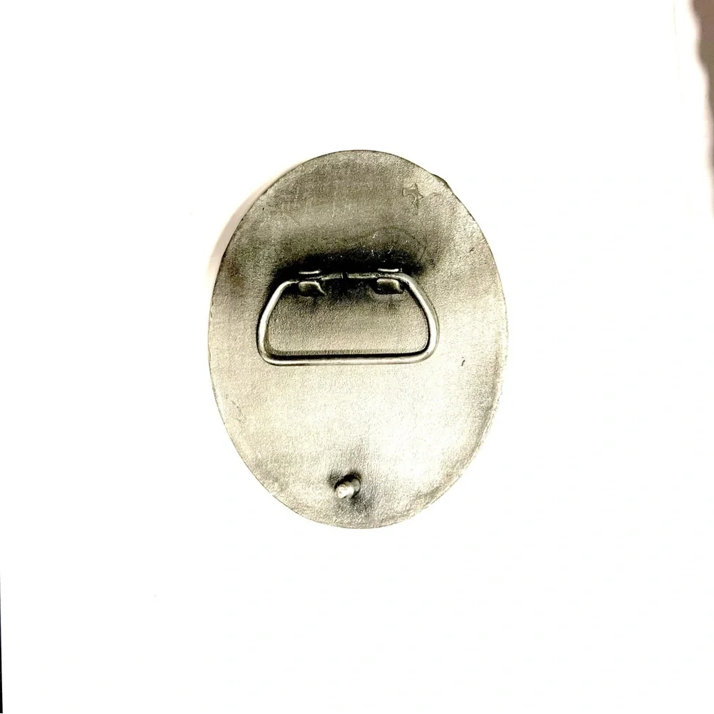 Engraving Blank Customization Stainless Steel Oval Men’s Belt Buckle